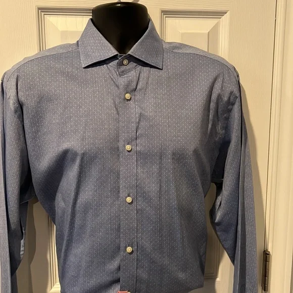 Neiman Marcus Mens Long Sleeves Shirt #350 - Picture 1 of 9